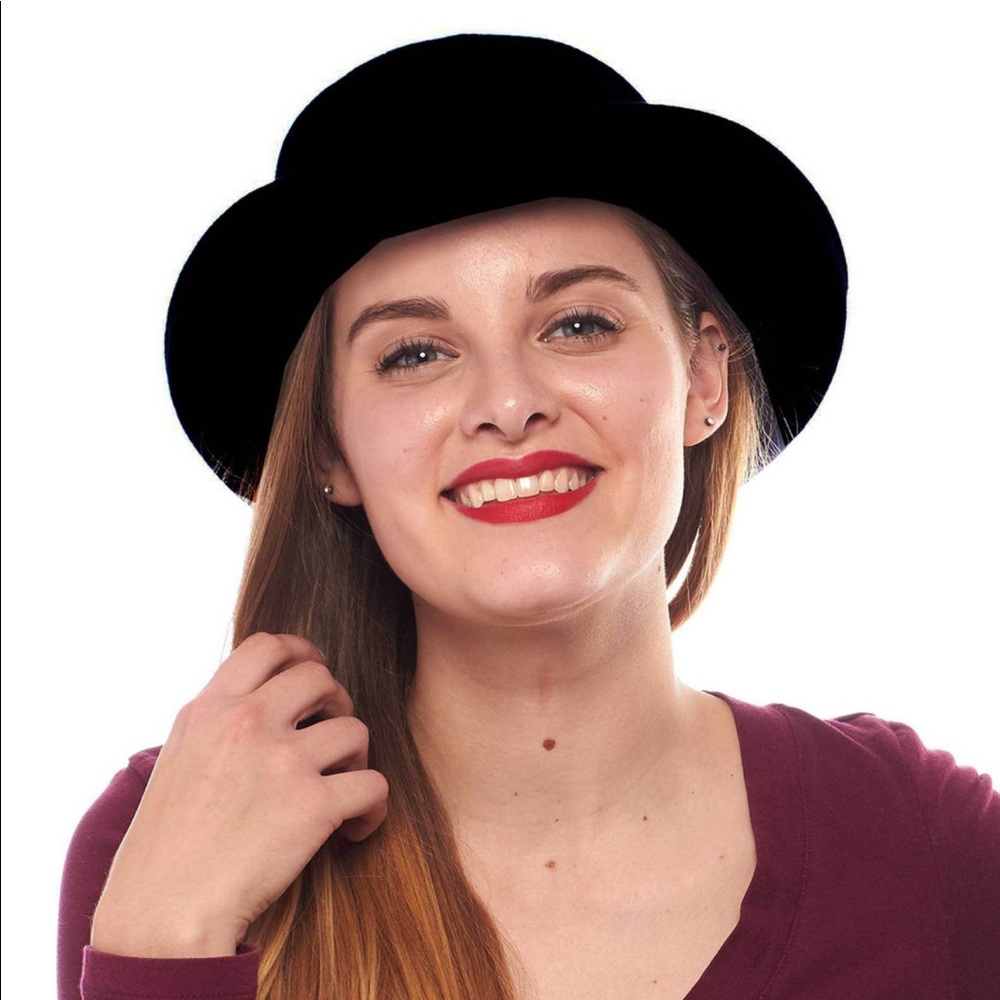Porkpie Like Wool Hat
